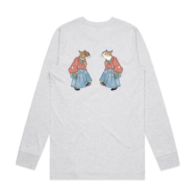 2 cats long sleeve T Thumbnail